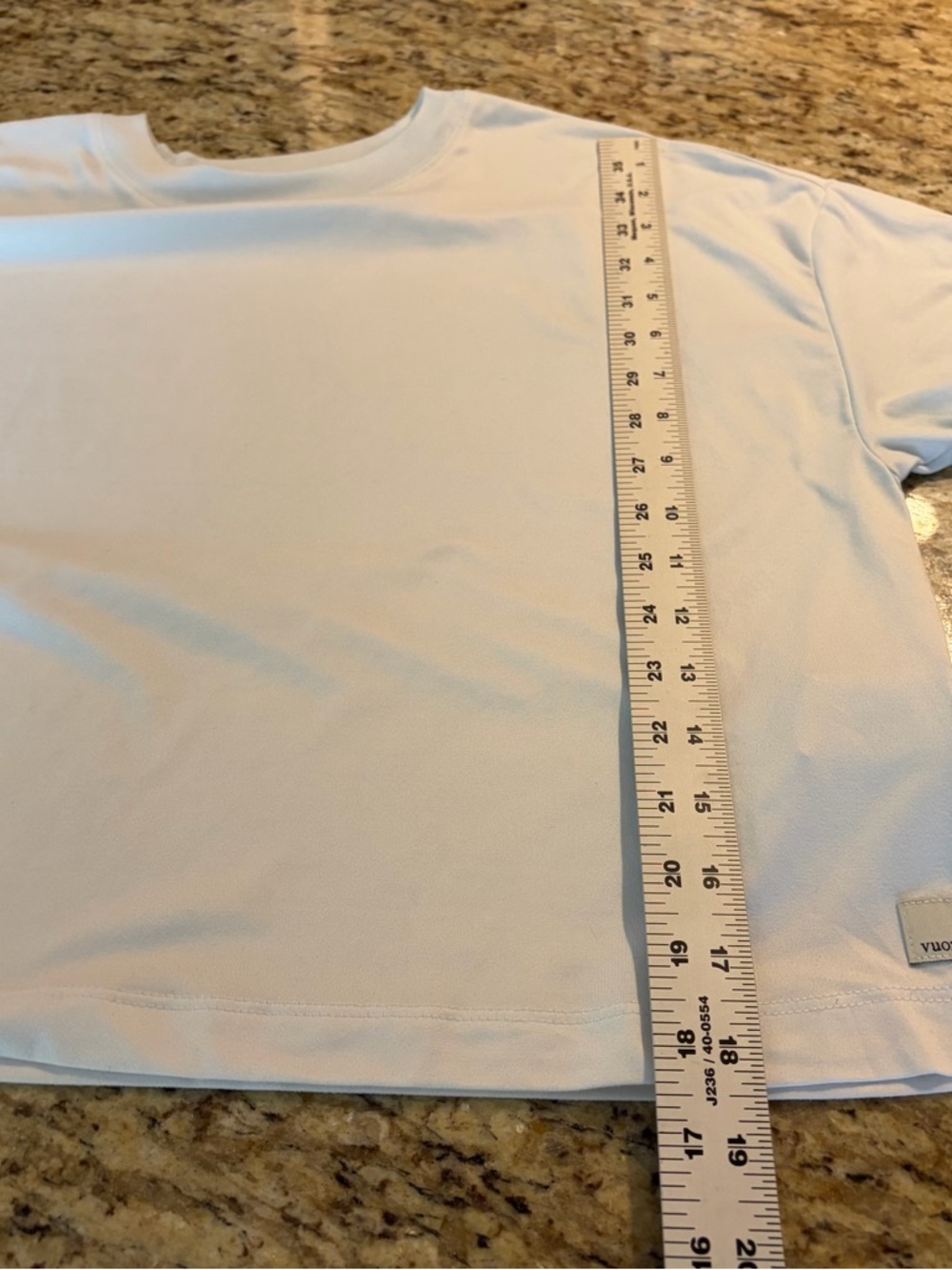 Vuori Women's Energy Short Sleeve Crew Tee in White - Picture 10 of 10